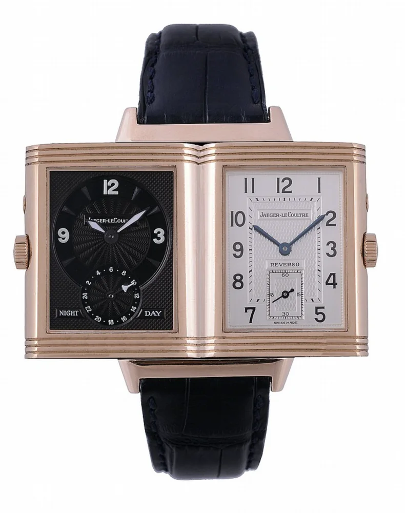 Jaeger-LeCoultre Reverso Duoface 270.2.54 42mm Rose gold Silver