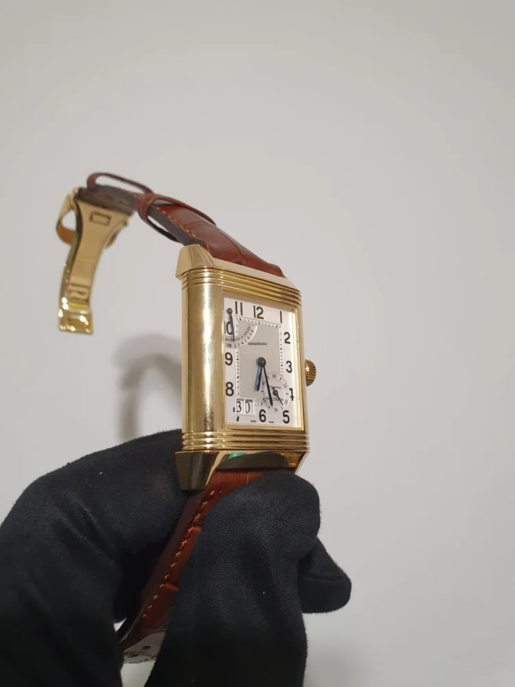 Jaeger-LeCoultre Reverso Grande Date 240.8.15 46.5mm Yellow gold Silver 1