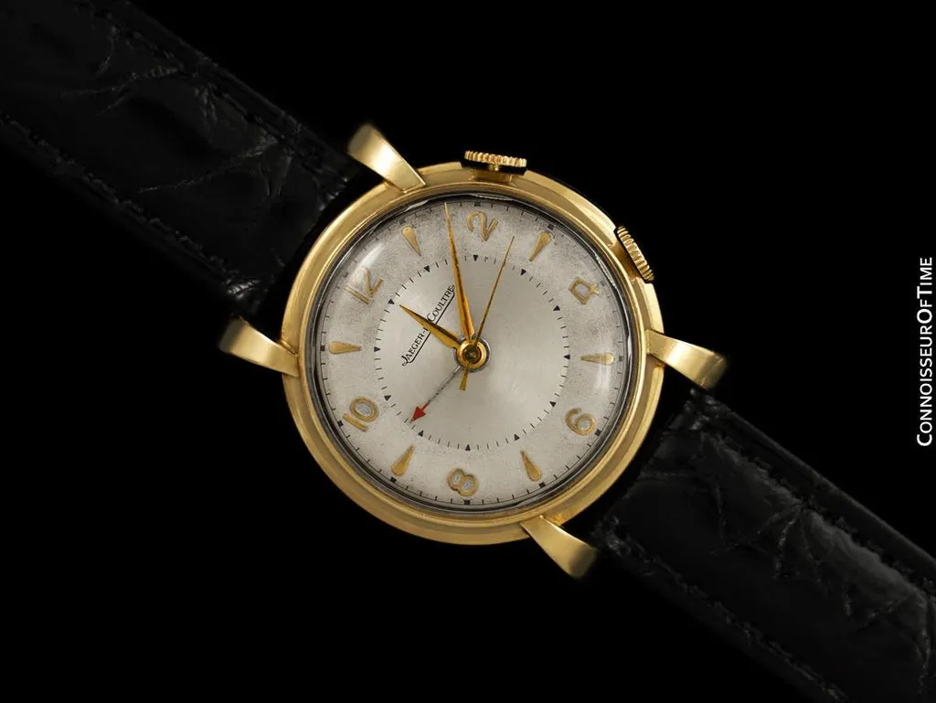 LeCoultre Memovox 32mm Yellow gold Silver