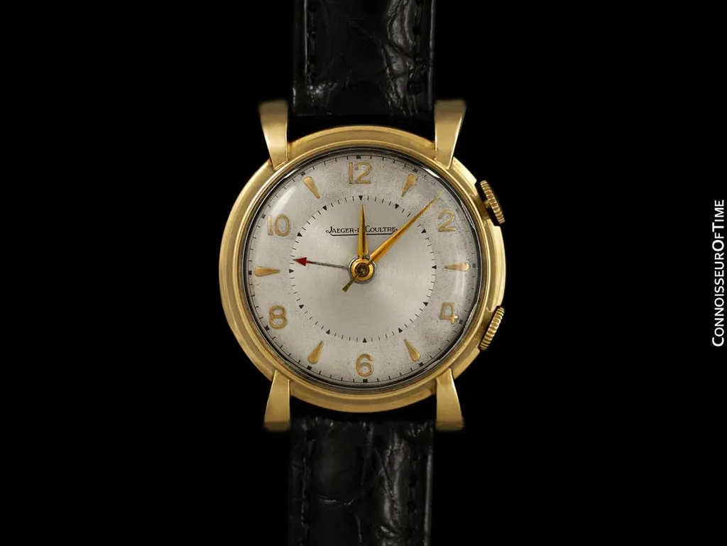 LeCoultre Memovox 32mm Yellow gold Silver 1