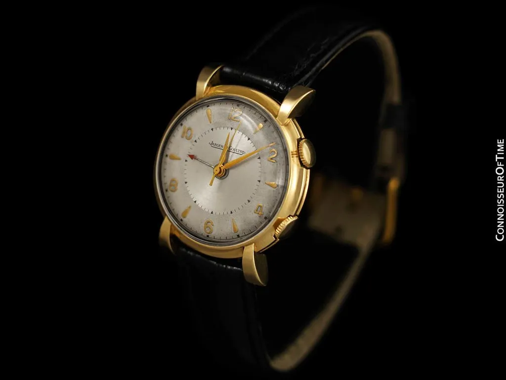 LeCoultre Memovox 32mm Yellow gold Silver 2