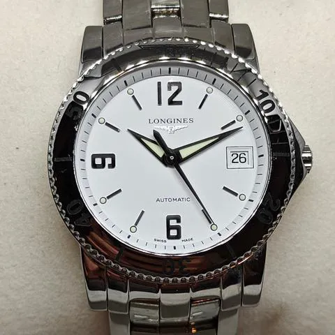 Longines Admiral 37mm Stainless steel White