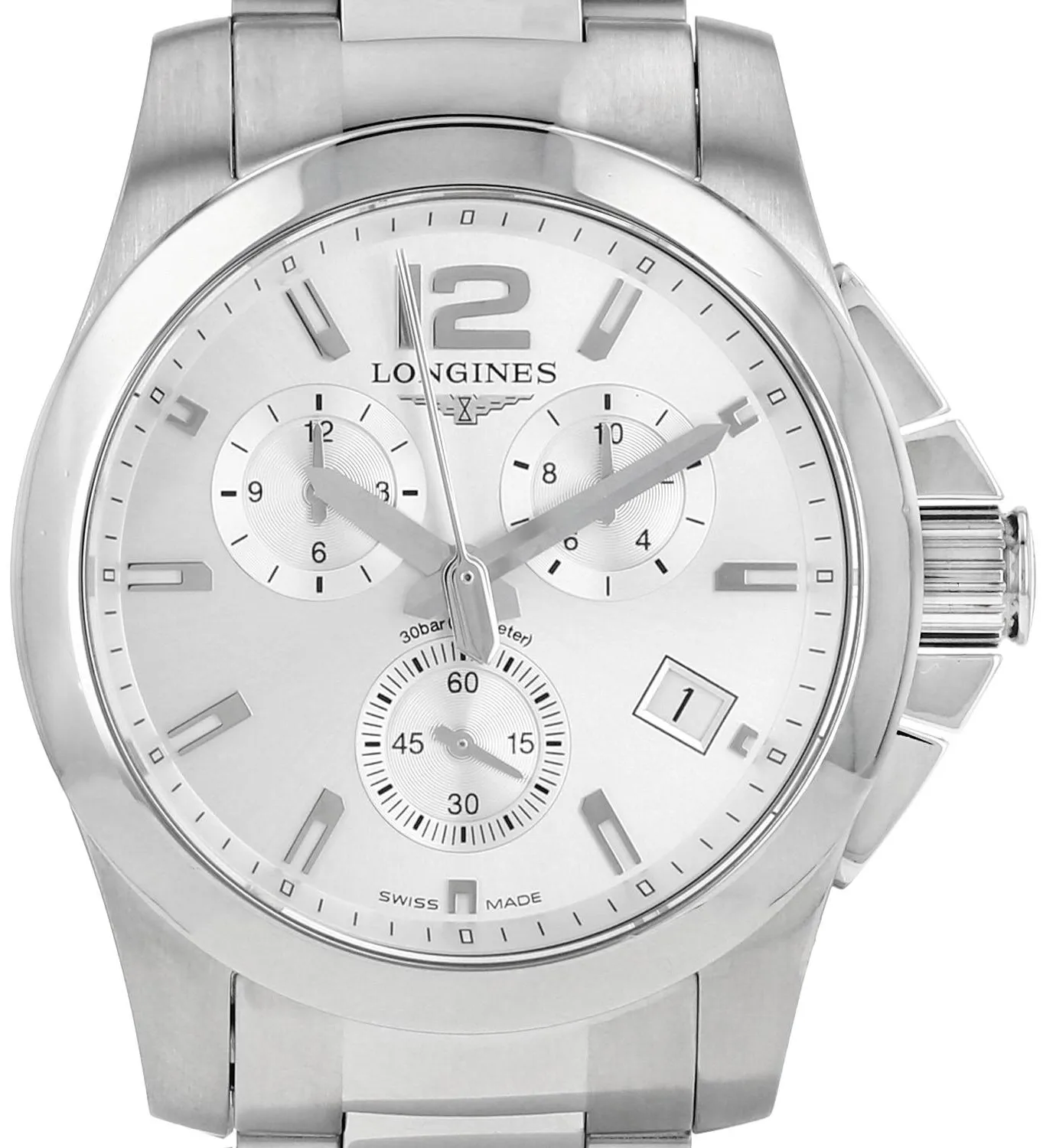 Longines Conquest L3.660.4 41mm Stainless steel Silver
