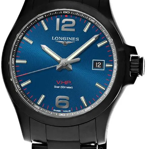 Longines Conquest 43mm Stainless steel Blue