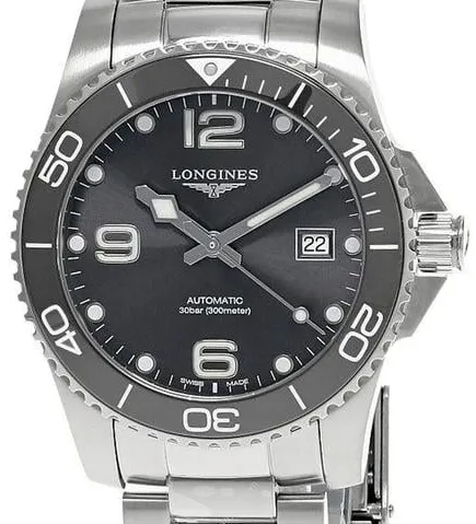 Longines HydroConquest L3.781.4.76.6 41mm Stainless steel Gray
