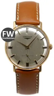 Longines Vintage 13322162 32mm Yellow gold Silver