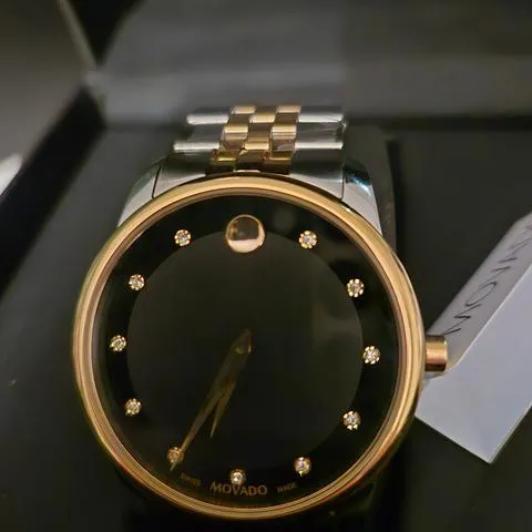 Movado Museum 40mm Diamond Black 5