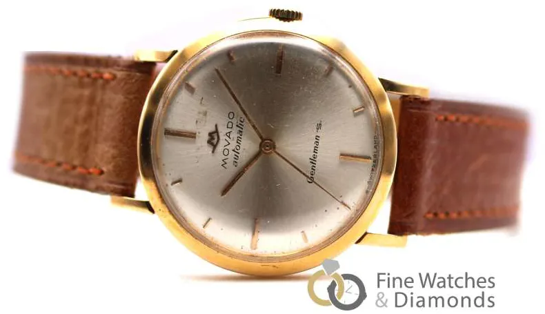 Movado 34mm Yellow gold Silver 1