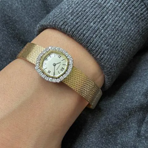 Movado 20mm Yellow gold Silver 2