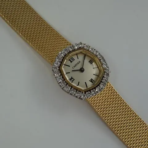 Movado 20mm Yellow gold Silver 7