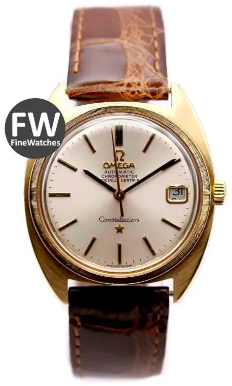Omega Constellation 168.009 35mm Yellow gold Silver