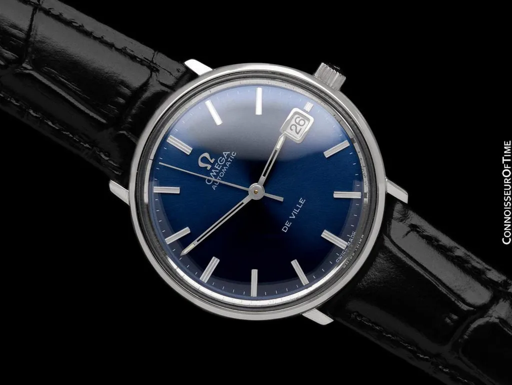 Omega De Ville 166.033 34mm Stainless steel Blue