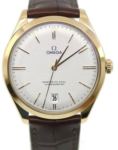 Omega De Ville 432.53.40.21.02.001 40mm Yellow gold Silver