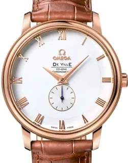 Omega De Ville 4614.30.02 Rose gold Silver