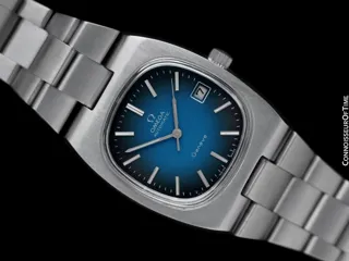 Omega Genève 166.0173 Stainless steel Blue