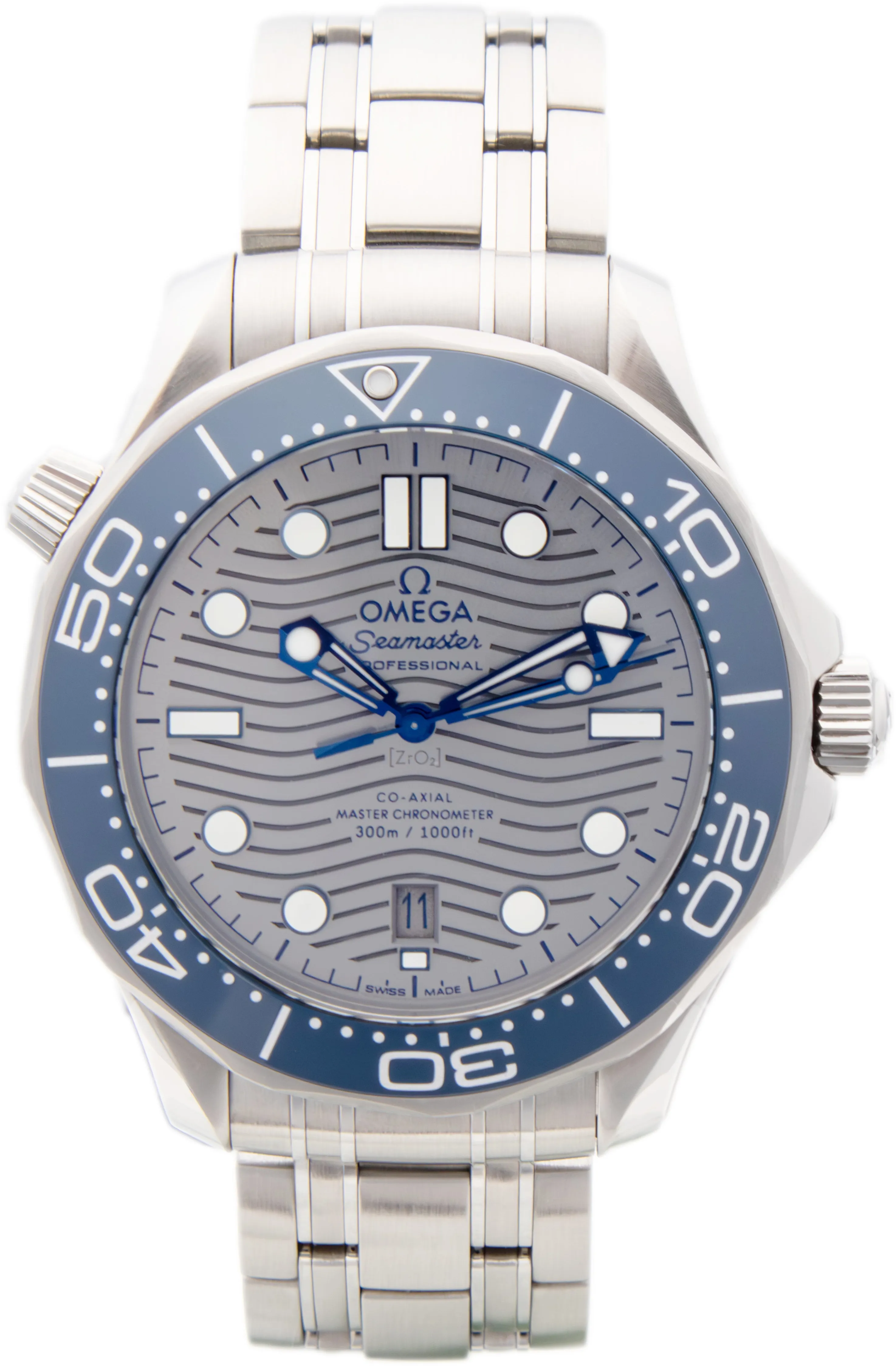 Omega Seamaster Diver 300M 210.30.42.20.06.001 42mm Stainless steel Blue