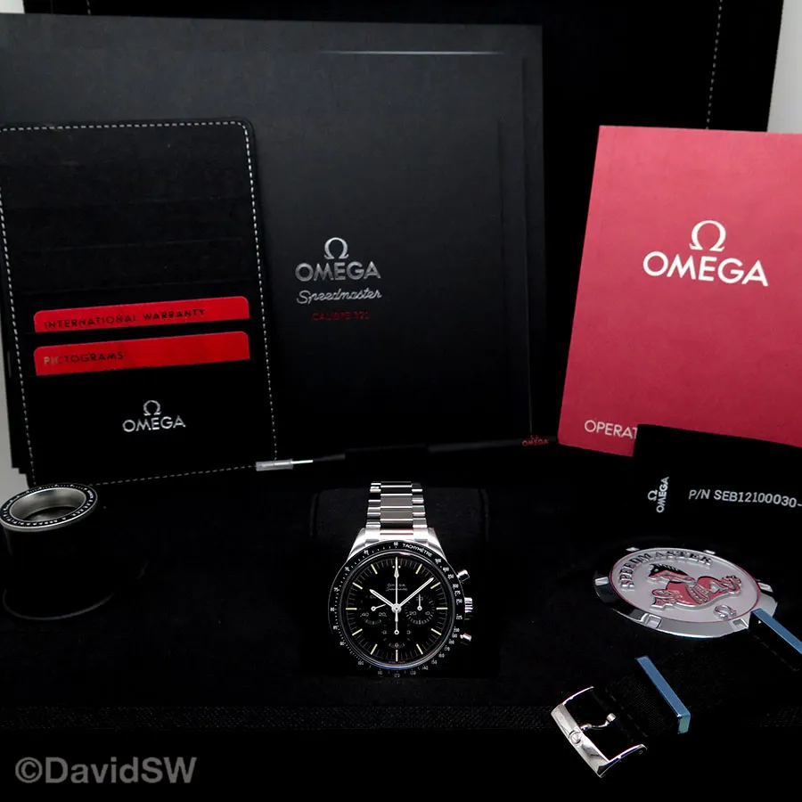 Omega Speedmaster Ed White 311.30.40.30.01.001 40mm Stainless steel Black 1