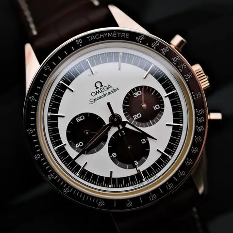 Omega Speedmaster Moon watch 311.63.40.30.02.001 39.5mm Rose gold Silver