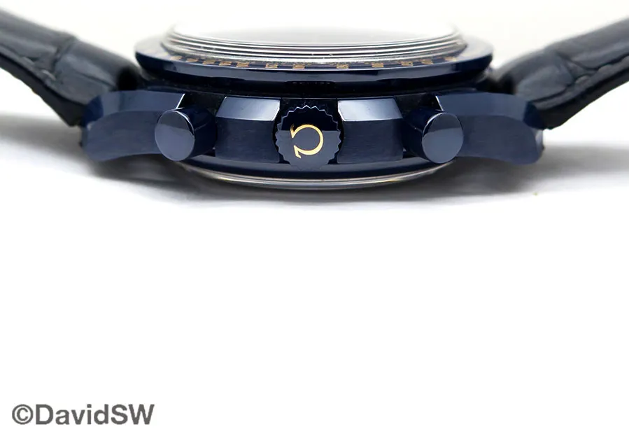 Omega Speedmaster Professional Moonwatch 304.93.44.52.03.002 44mm Rose gold Blue 4