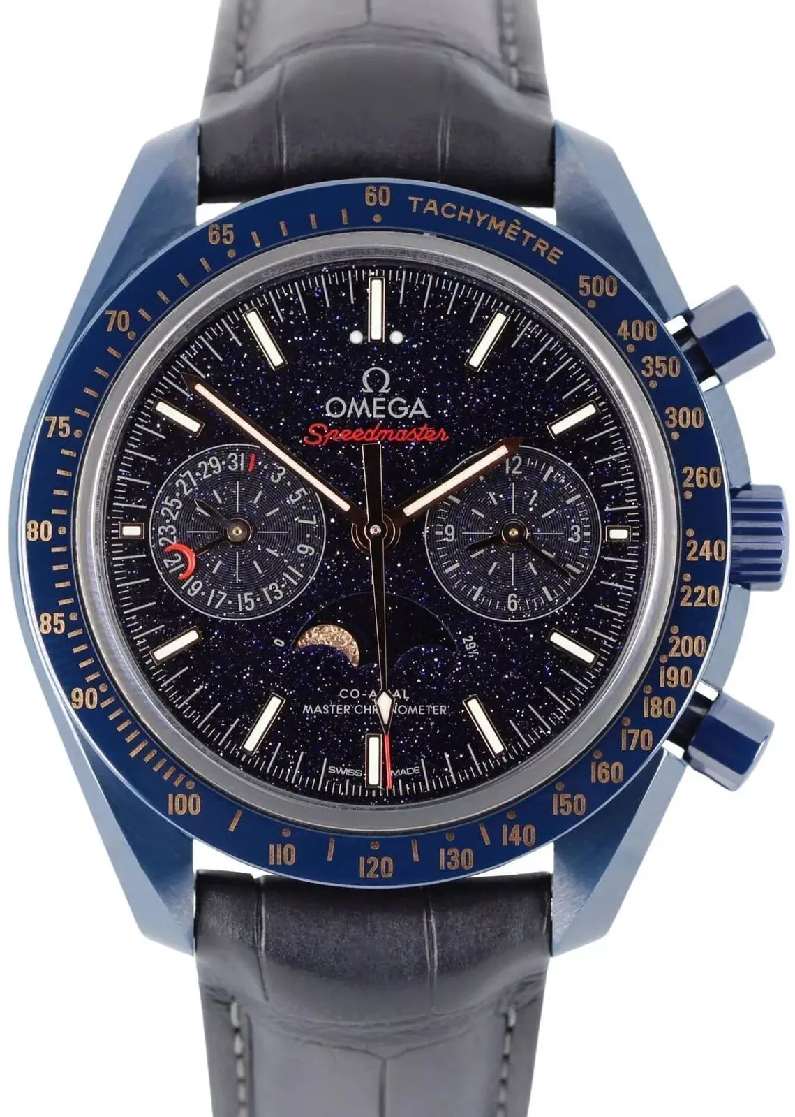 Omega Speedmaster Professional Moonwatch 304.93.44.52.03.002 44.5mm Ceramic Blue