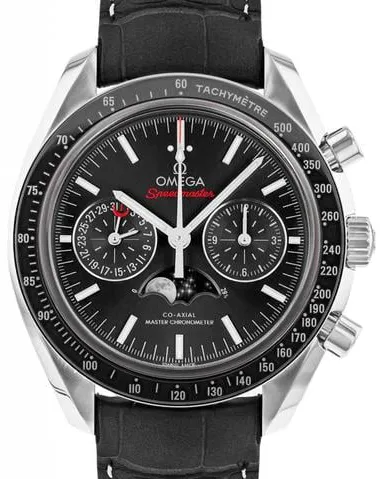 Omega Speedmaster Professional Moonwatch Moonphase 304.33.44.52.01.001 44mm Stainless steel Black