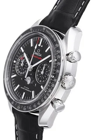 Omega Speedmaster Professional Moonwatch Moonphase 304.33.44.52.01.001 44mm Stainless steel Black 1