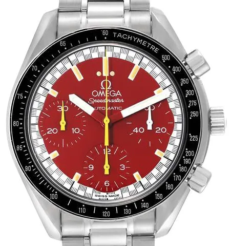 Omega Speedmaster Reduced 3510.61.00 39mm Stainless steel Red