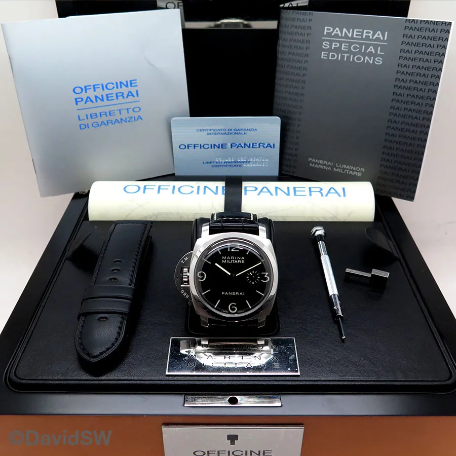 Panerai Luminor 1950 PAM 00217 47mm Stainless steel Black 1