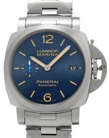 Panerai Luminor 1950 PAM 01028 42mm Stainless steel Blue