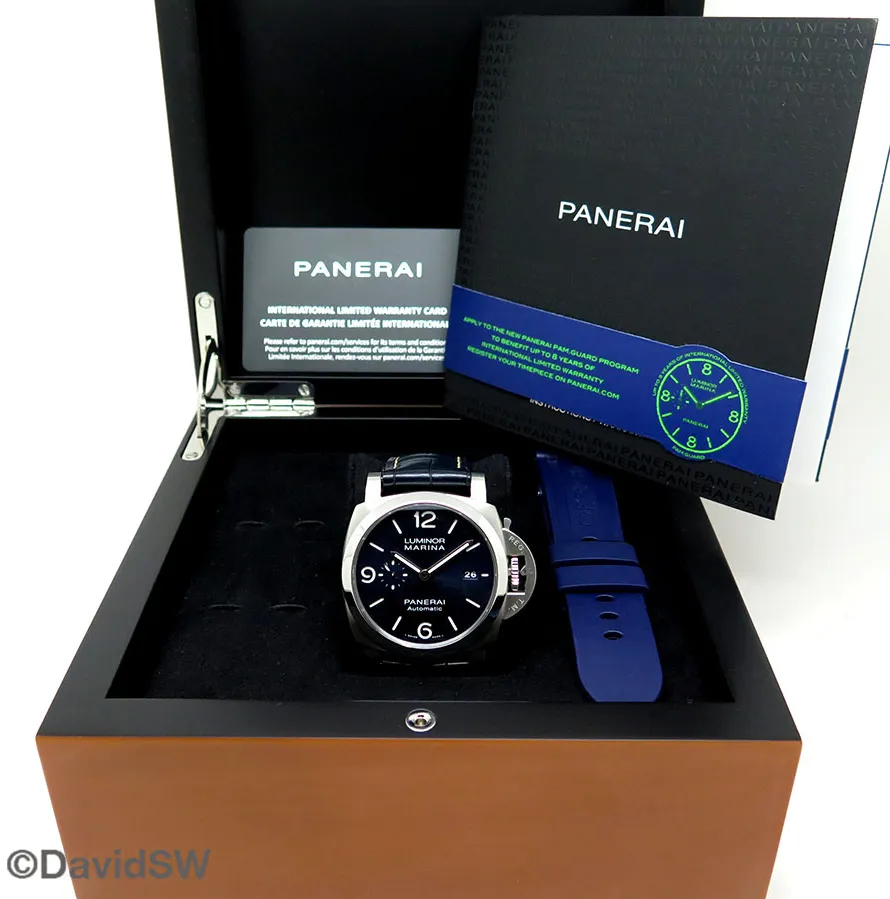 Panerai Luminor 1950 PAM01313 44mm Stainless steel Blue 1