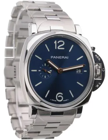 Panerai Luminor Marina PAM 01124 42mm Stainless steel Blue 6