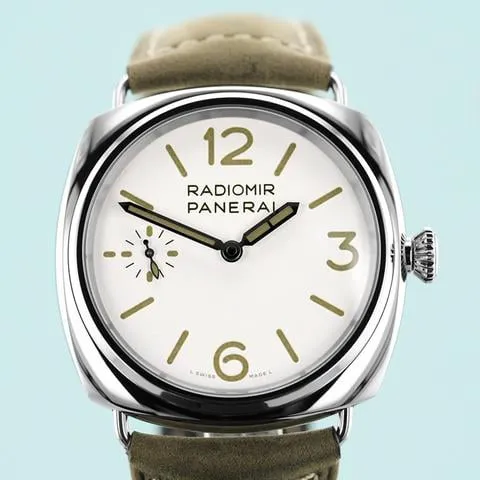 Panerai Radiomir 8 Days PAM01384 45mm Stainless steel White 1