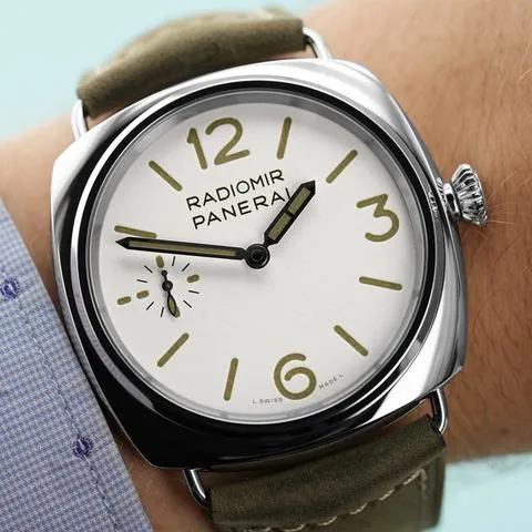 Panerai Radiomir 8 Days PAM01384 45mm Stainless steel White 5