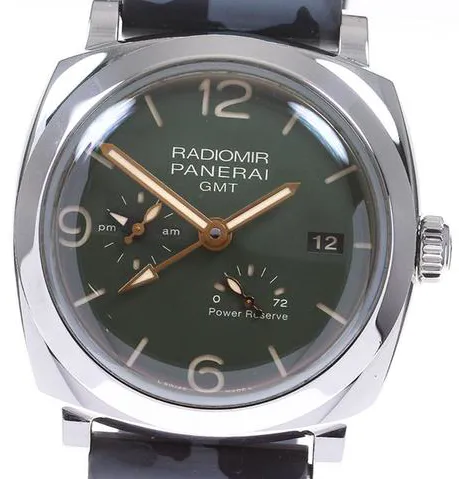 Panerai Radiomir GMT PAM 00999 45mm Stainless steel Champagne