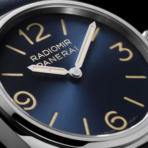 Panerai Radiomir PAM01383 45mm Stainless steel Blue 2