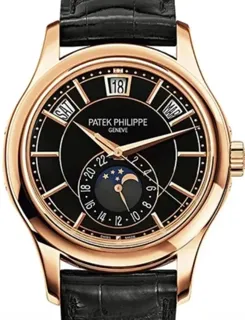 Patek Philippe Annual Calendar 5205R-010 Rose gold Black