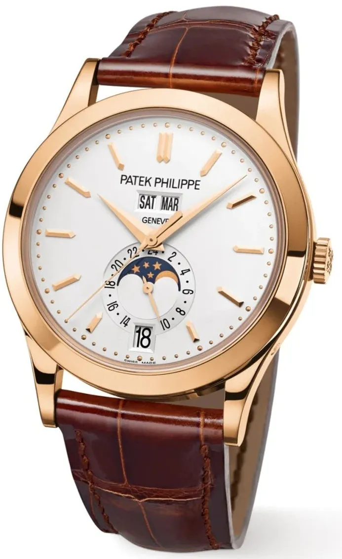 Patek Philippe Annual Calendar 5396R-011 38mm Rose gold and 18k rose gold Silver 1