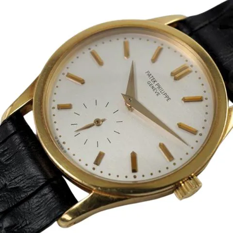 Patek Philippe Calatrava 3796 30.5mm Yellow gold Silver