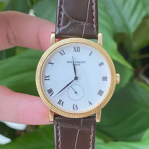 Patek Philippe Calatrava 3919J 33mm Yellow gold White 3