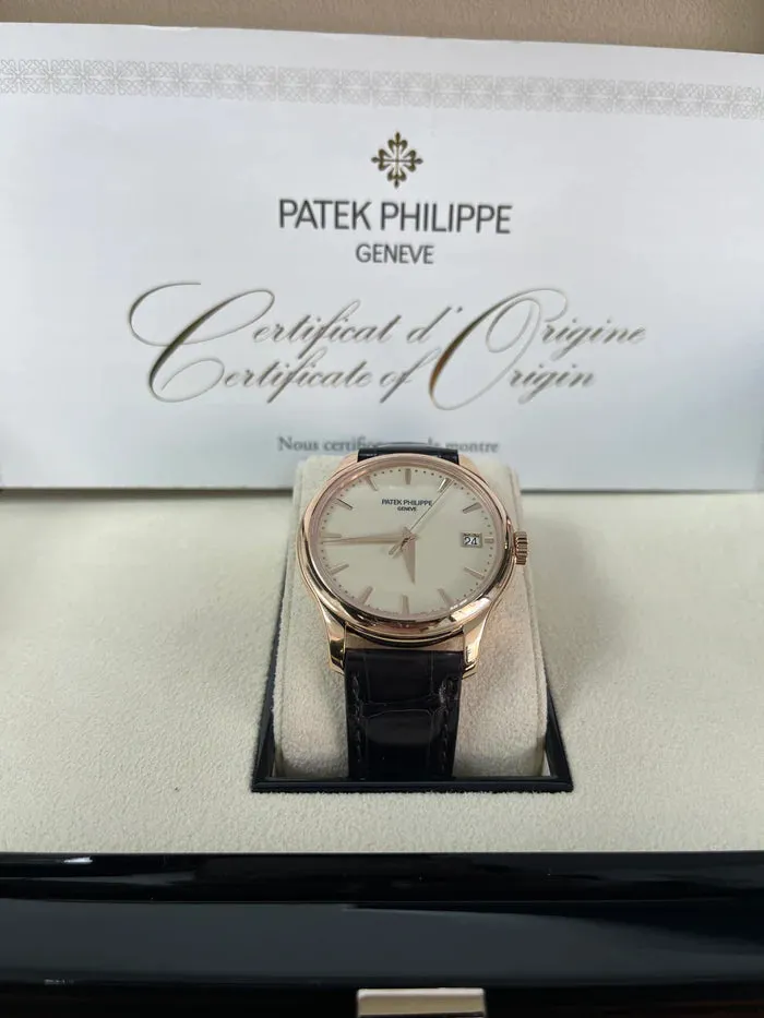 Patek Philippe Calatrava 5227R-001 39mm Rose gold Ivory 2