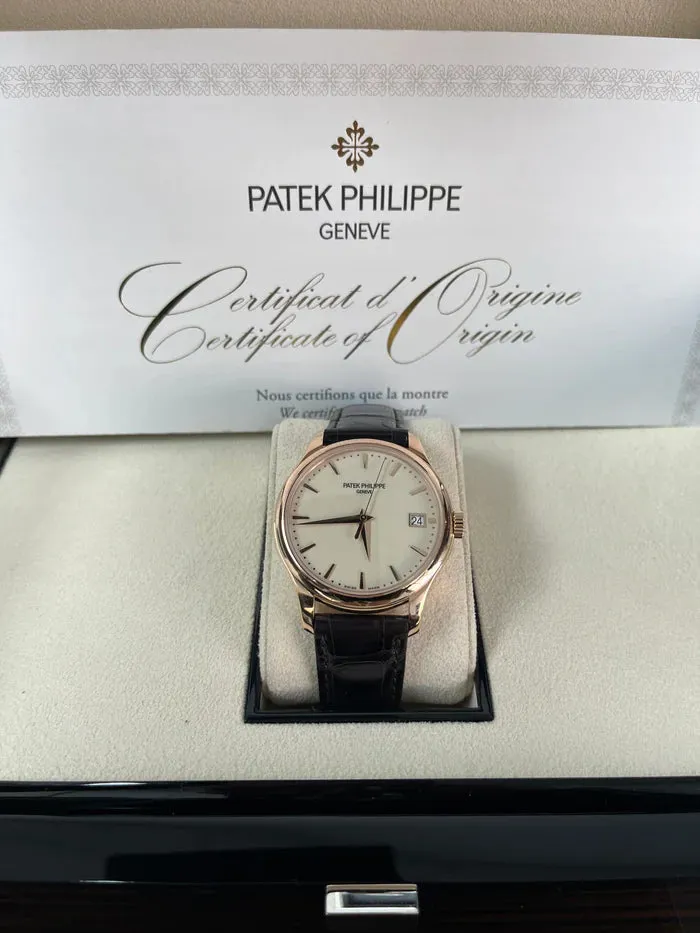 Patek Philippe Calatrava 5227R-001 39mm Rose gold Ivory 4