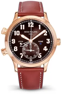 Patek Philippe Calatrava 5524R-001 Rose gold Brown