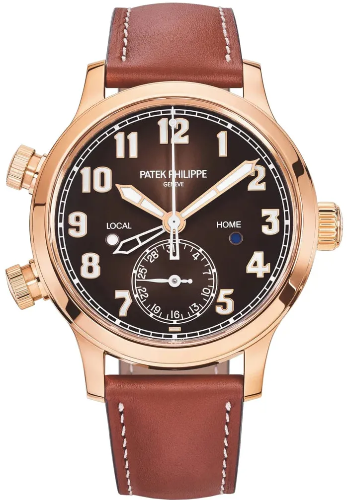 Patek Philippe Calatrava 5524R-001 42mm Rose gold Brown