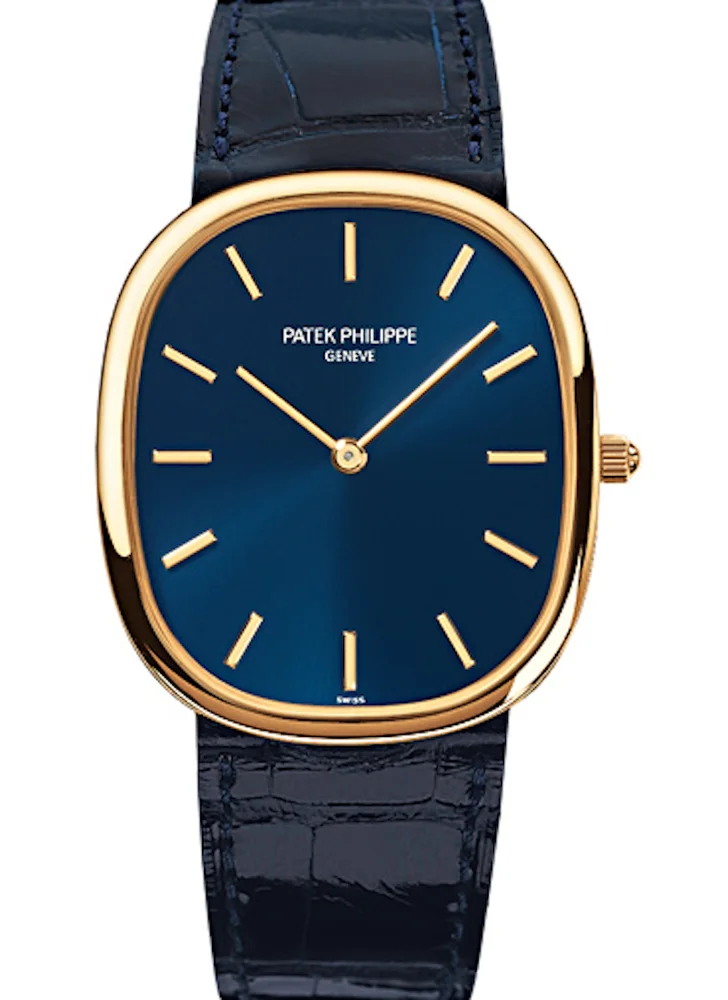 Patek Philippe Golden Ellipse 3738/100 31mm Yellow gold Blue