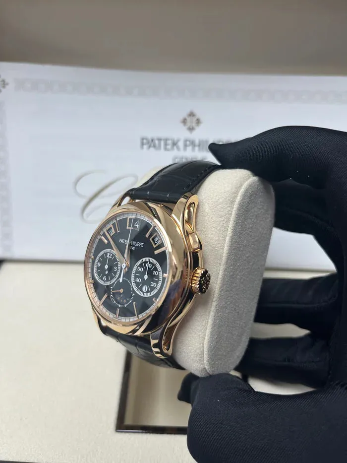 Patek Philippe Minute Repeater Perpetual Calendar Chronograph 5208 42mm Yellow gold Black 8