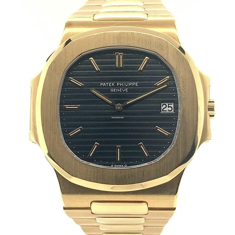 Patek Philippe Nautilus 3700/11J 42mm Yellow gold Black