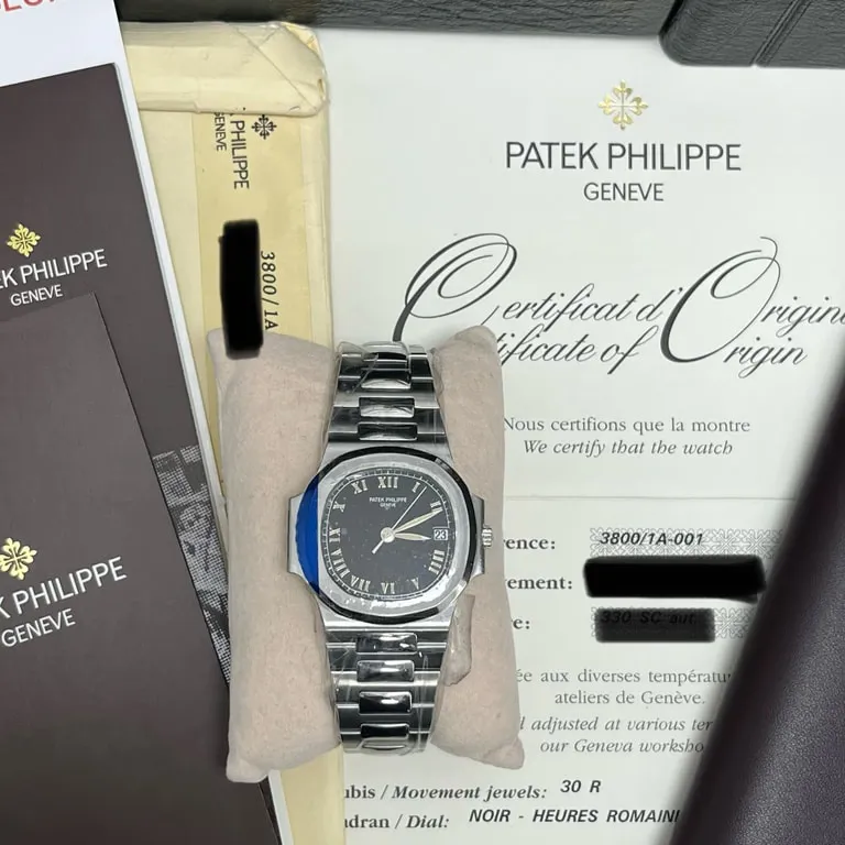 Patek Philippe Nautilus 3800/1A-001 37mm Stainless steel Black 4