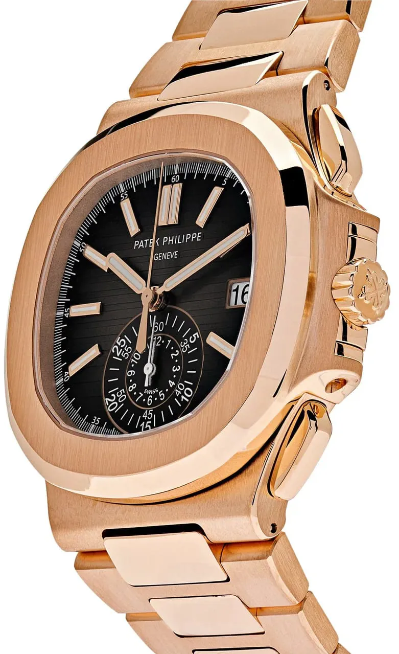 Patek Philippe Nautilus 5980/1R-001 40.5mm Rose gold Black 1