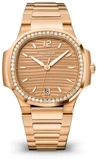 Patek Philippe Nautilus 7118/1200R-010 35mm Rose gold Brown