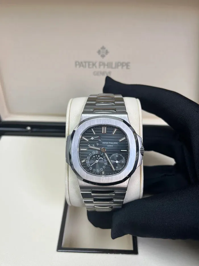 Patek Philippe Nautilus Moonphase 5712/1A-001 40mm Stainless steel Blue 7